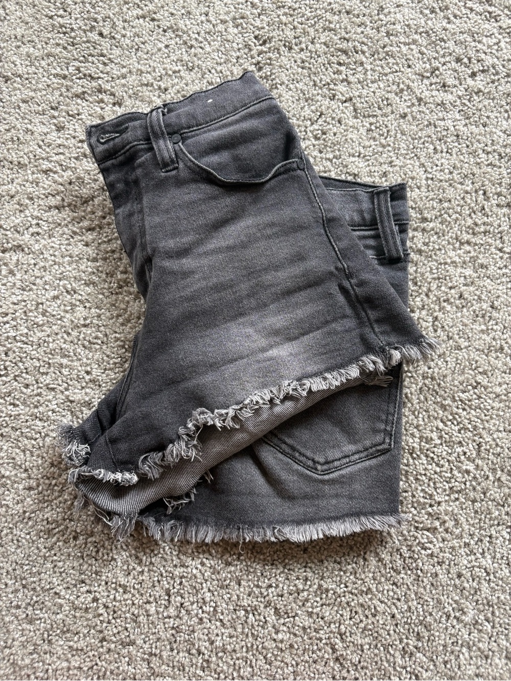 Celebrity Pink Black Frayed Hem Ankle Jeans